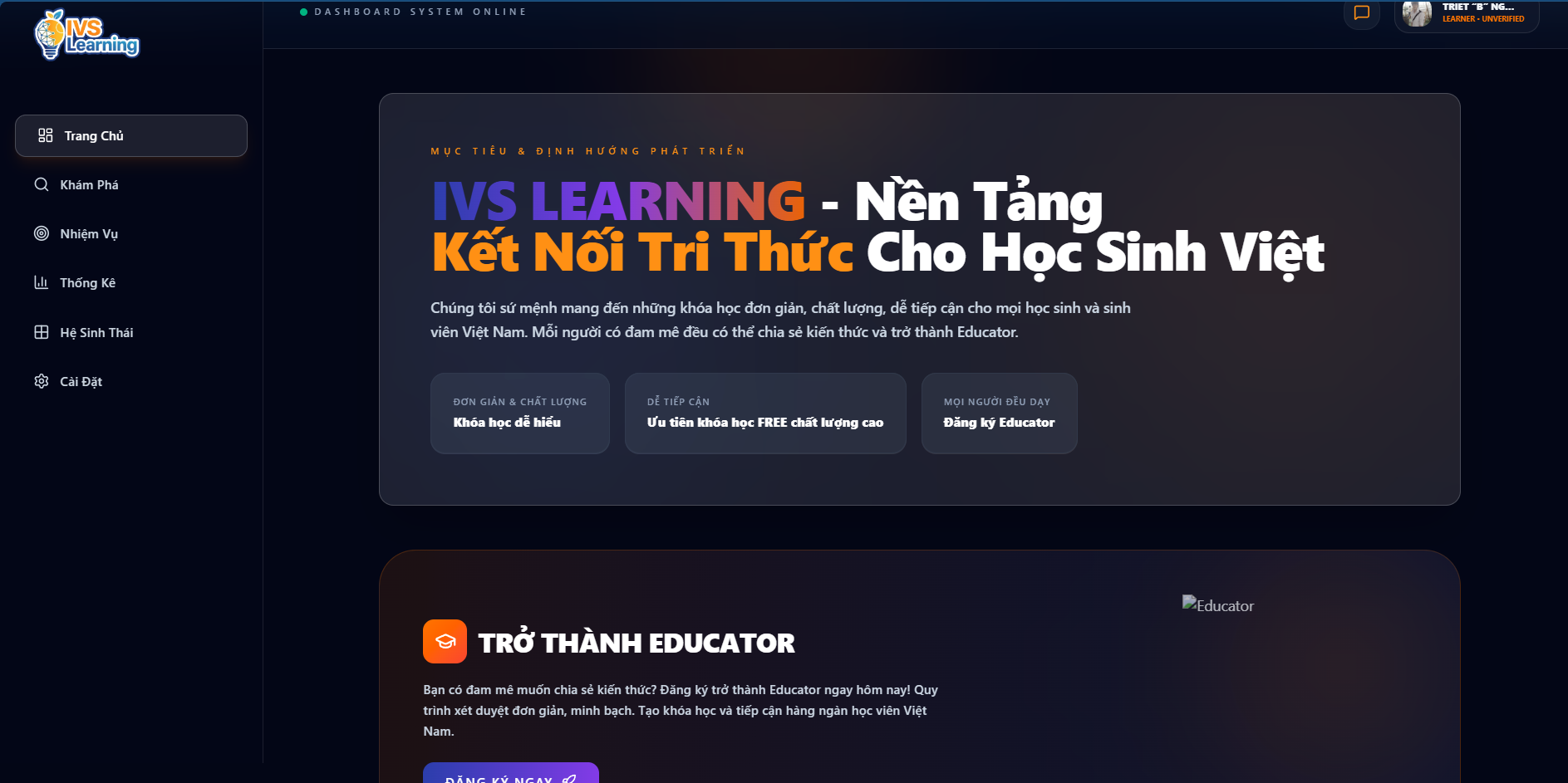 IVS Learning preview